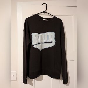 Burn Boot Camp Puff Collegiate Crewneck Sweatshirt NWT - Size: XS